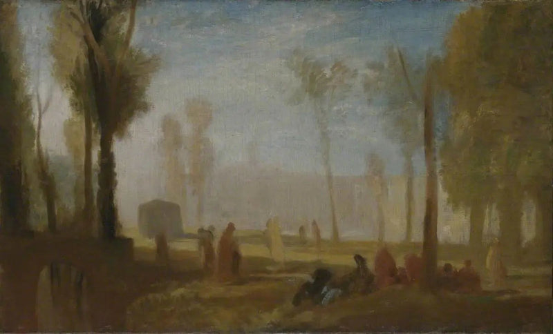 Ruan: Una Vista desde la Margen Izquierda en el Faubourg St-Sever - J. M. W. Turner
