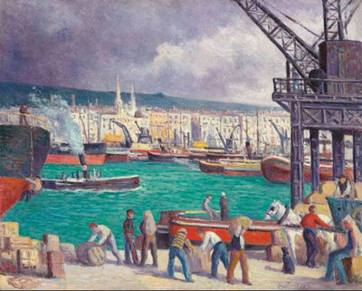 Rouen le port - Maximilien Luce - Alpha Reproduction
