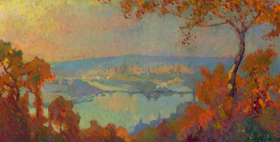 Rouen, vista del Sena - Robert Antoine Pinchon
