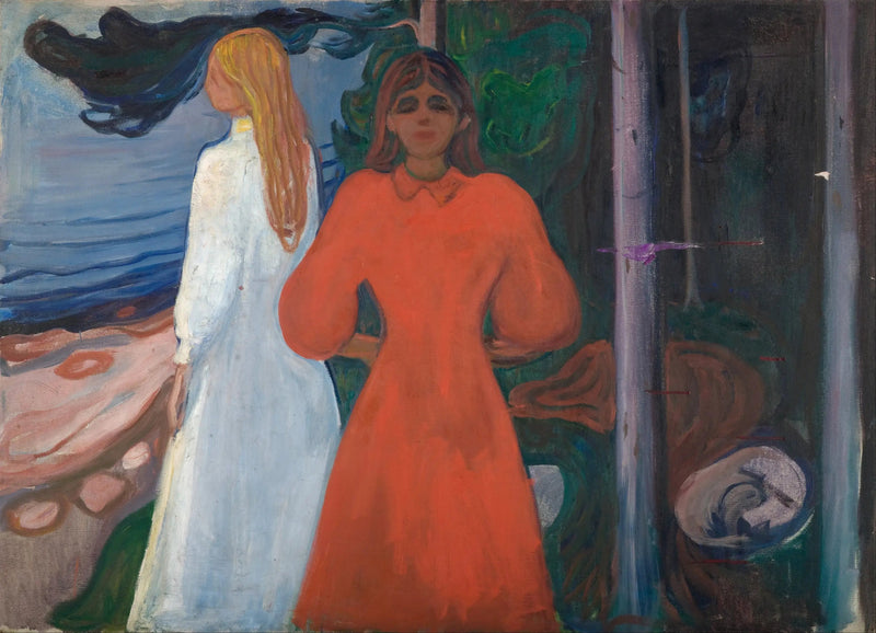 Rojo y Blanco - Edvard Munch