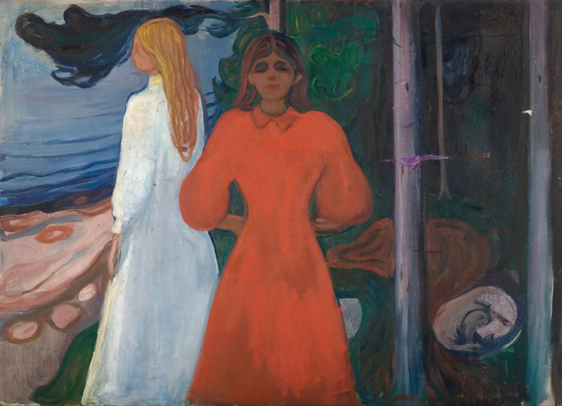 Rojo y Blanco - Edvard Munch