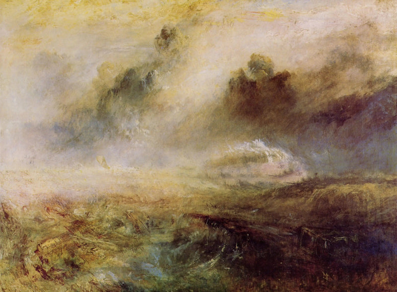 Mar Agitado con Escombros - J. M. W. Turner