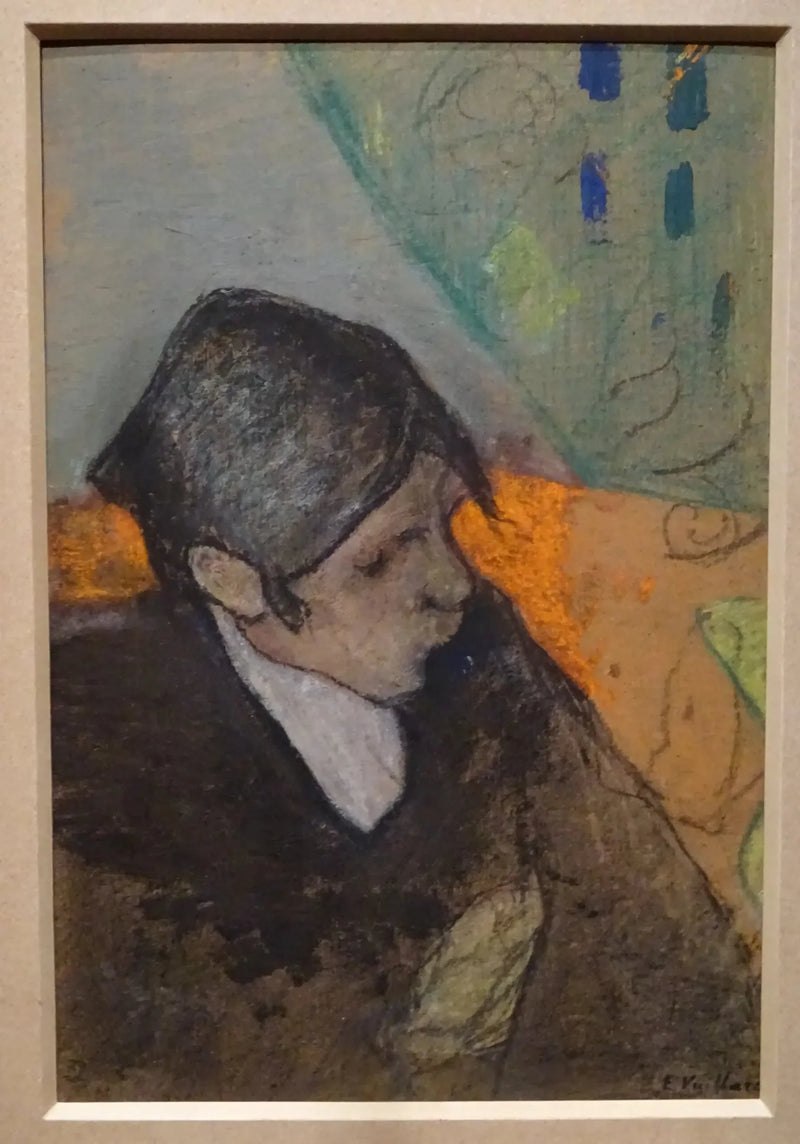 Roussel con mecha negra - Édouard Vuillard