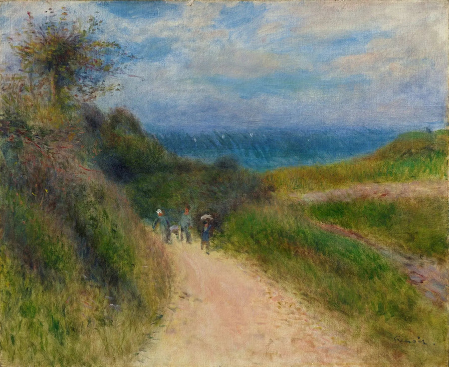 Ruta de Berneval - Pierre-Auguste Renoir
