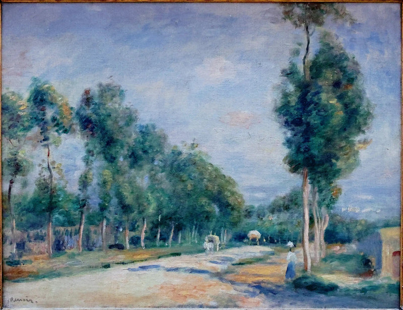Ruta de Versalles a Louveciennes - Pierre-Auguste Renoir