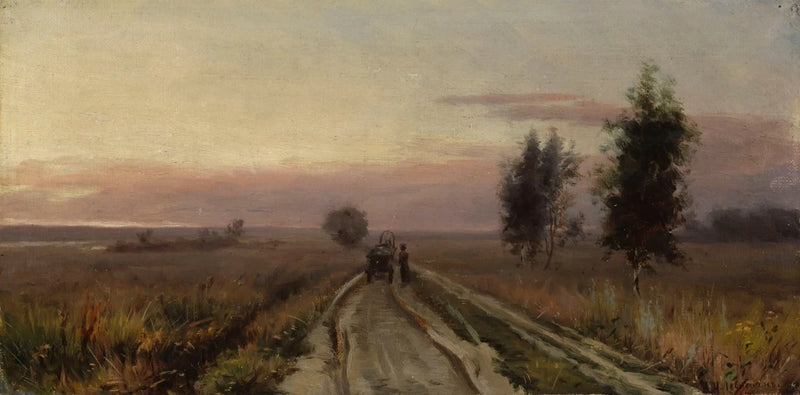 Camino del pueblo - Isaac Levitan