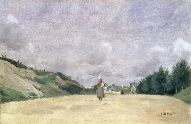 Ruta en Normandía - Jean-Baptiste Camille Corot