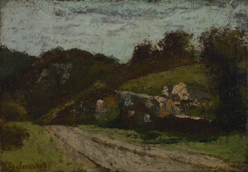 Ruta soleada - Gustave Courbet