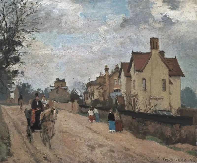 Calle en Upper Norwood - Camille Pissarro