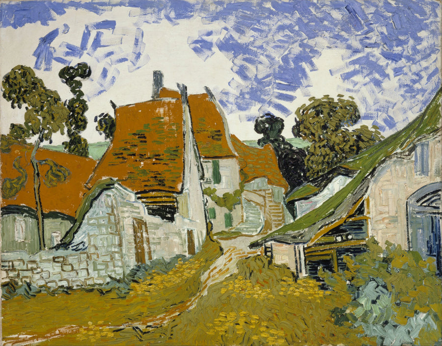 Calle en Auvers-sur-Oise - Vincent van Gogh