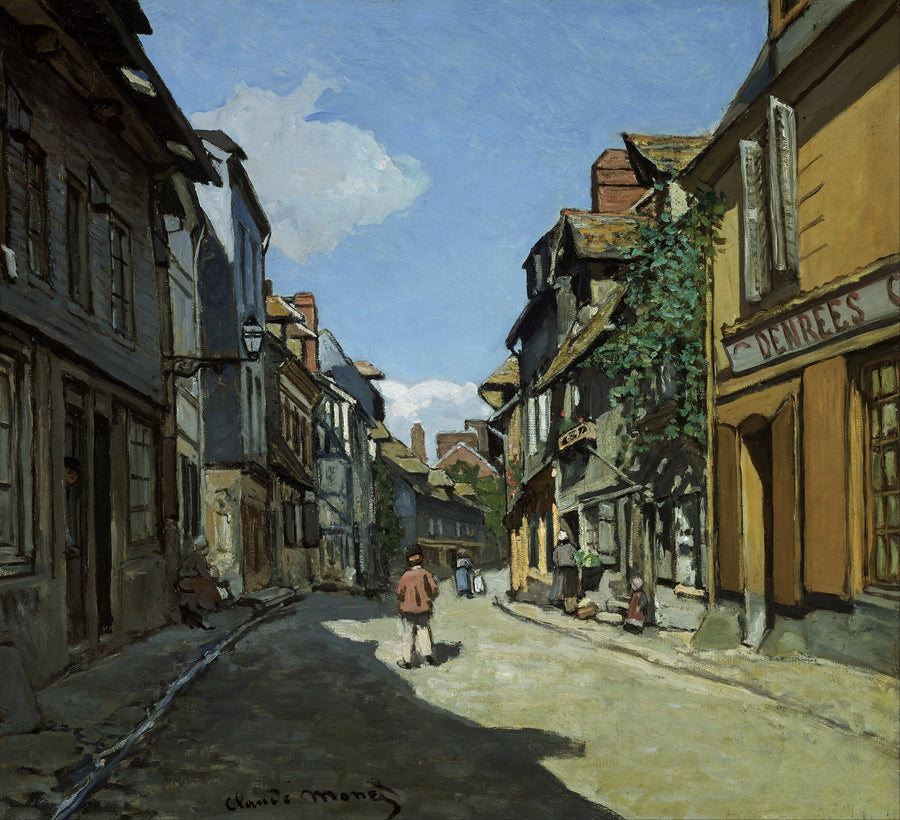 Rue de la Bavole, Honfleur W33 - Claude Monet