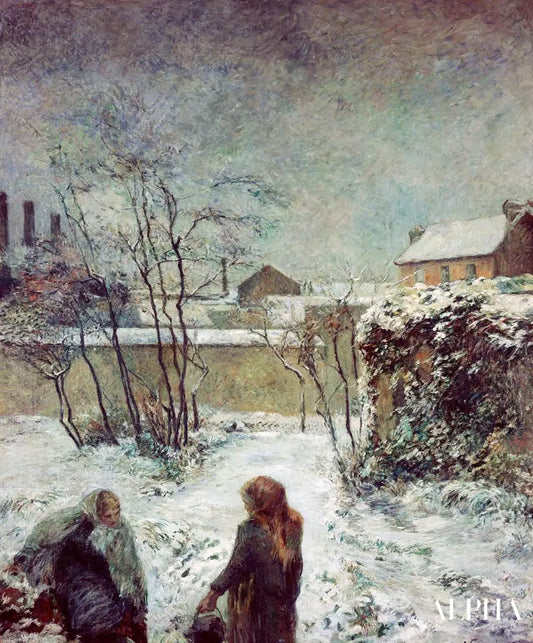 Rue carcel en hiver - Paul Gauguin - Reproductions de tableaux et peintures haut de gamme