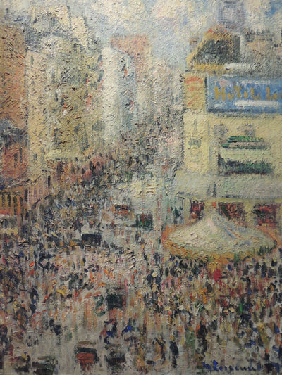Rue Clignancourt à Paris le 14 juillet 1926 - Gustave Loiseau - Alpha Reproduction