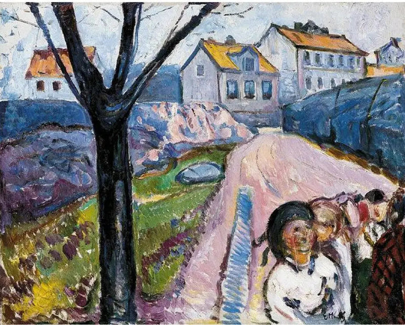 calle de Kragerø - Edvard Munch