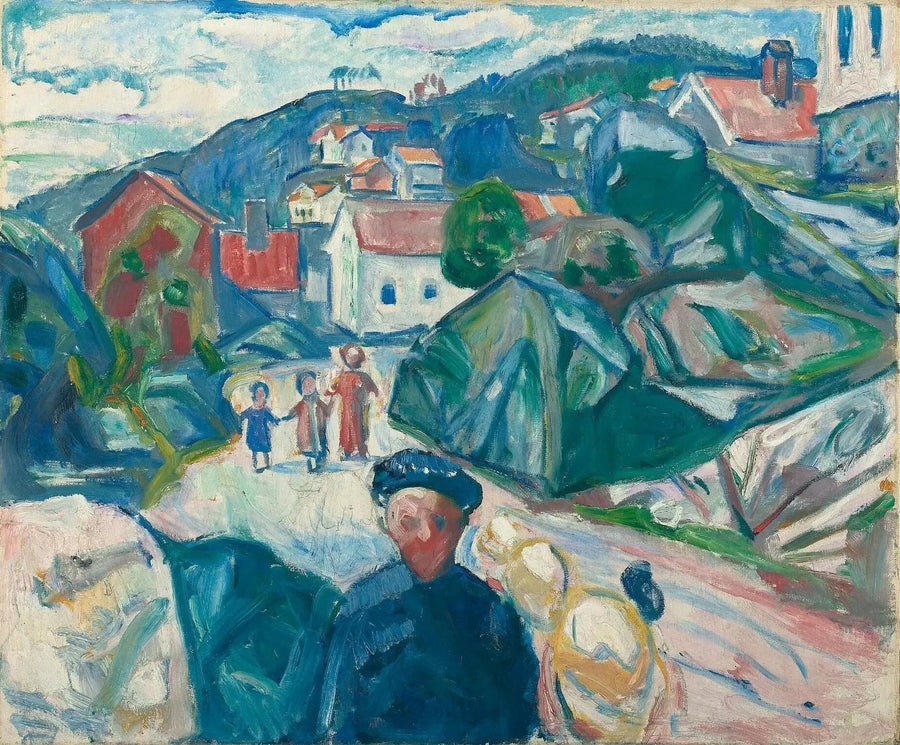 calle de Kragerø - Edvard Munch