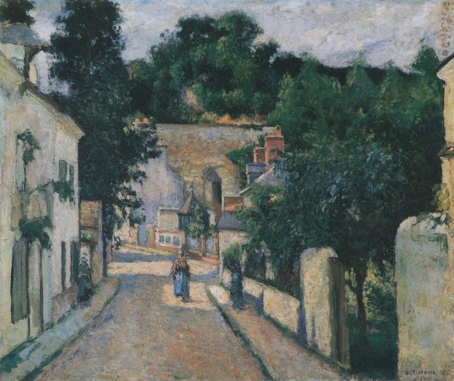 Calle de la Ermita, en Pontoise - Camille Pissarro
