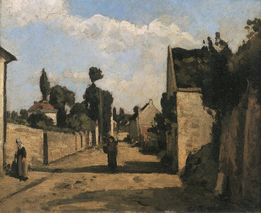 Calle de la Ermita en Pontoise - Camille Pissarro
