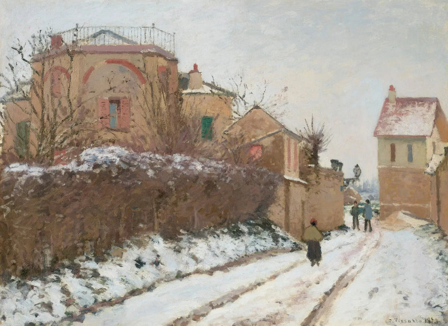 Calle de la Ciudadela, Pontoise - Camille Pissarro