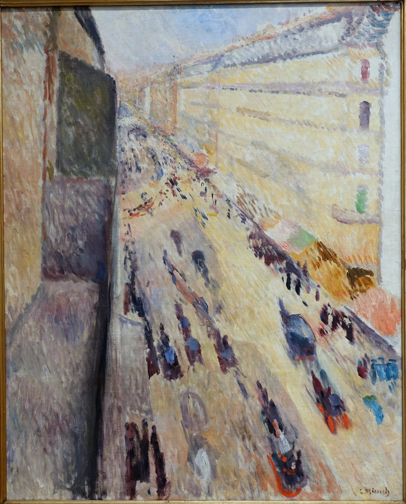 calle de Rivoli - Edvard Munch