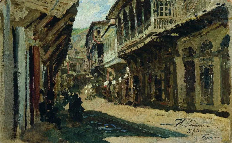 Calle de Tiflis - Ilya Repin
