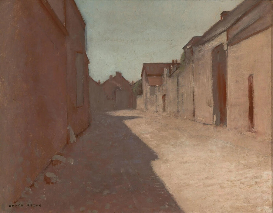 Calle del pueblo - Odilon Redon