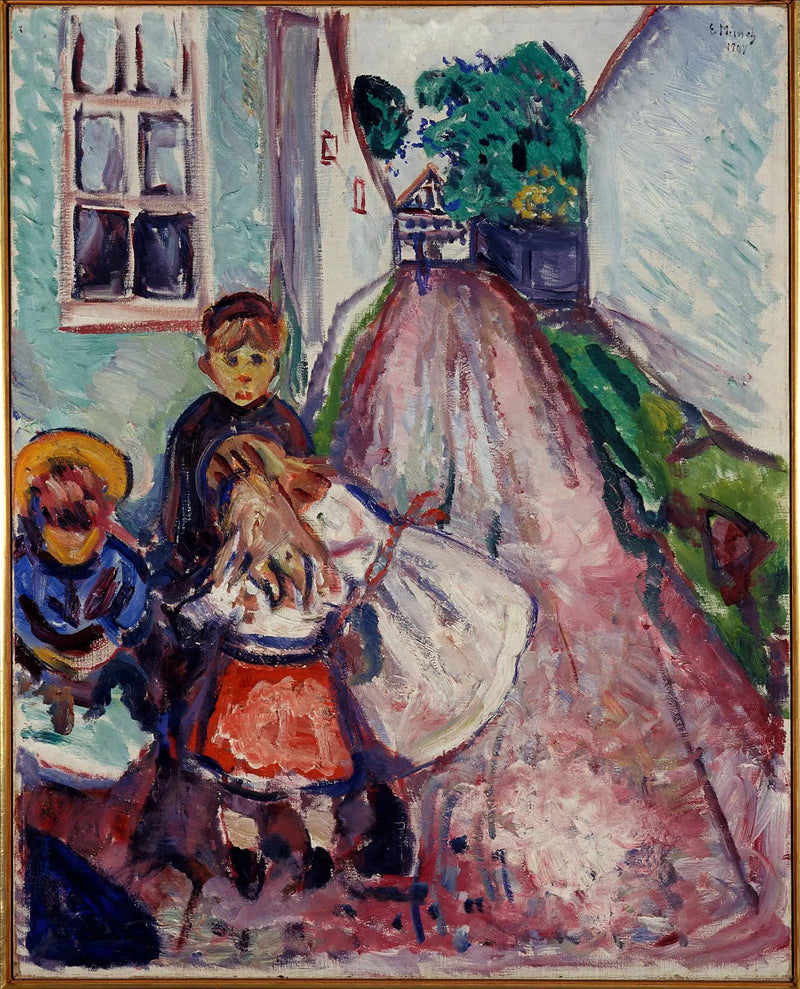 calle de Warnemünde - Edvard Munch