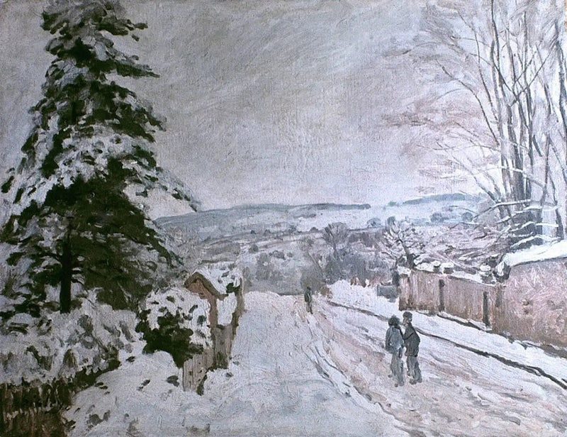 Calle del Corazón Volante en Louveciennes - Alfred Sisley