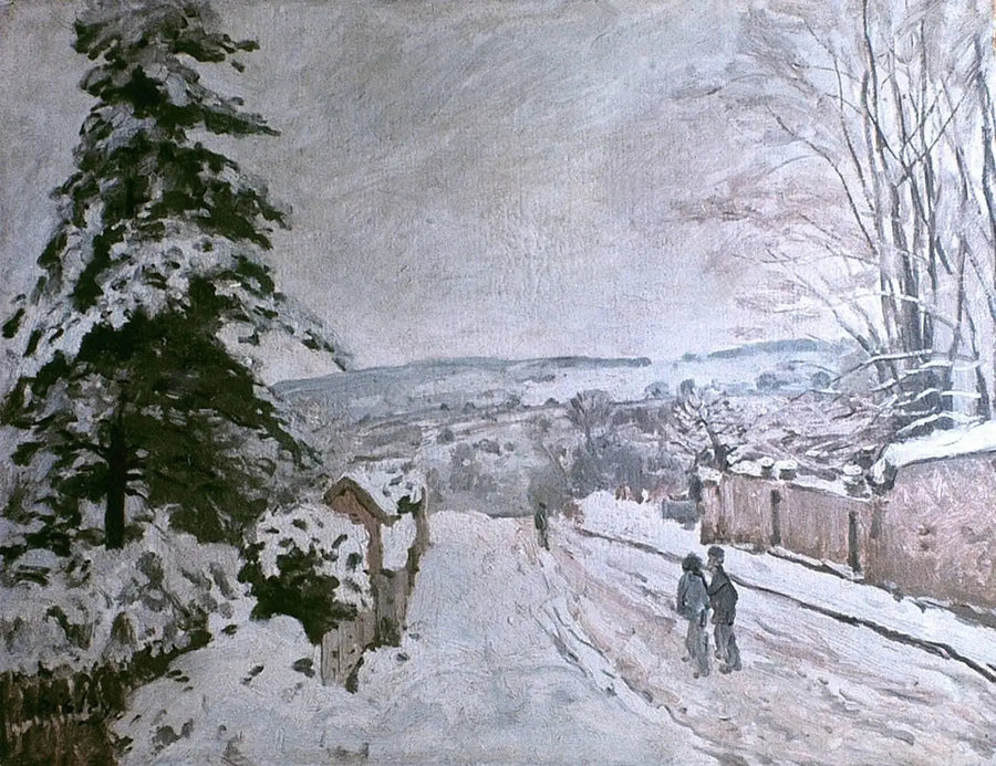 Calle del Corazón Volante en Louveciennes - Alfred Sisley