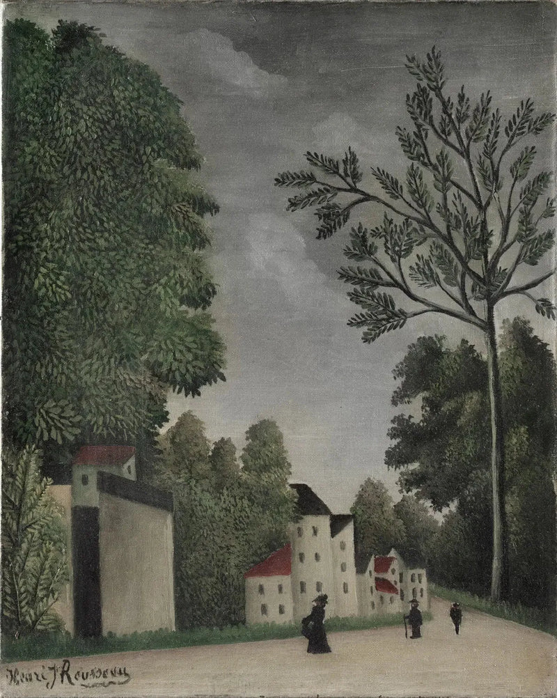 Calle del Pueblo - Henri Rousseau