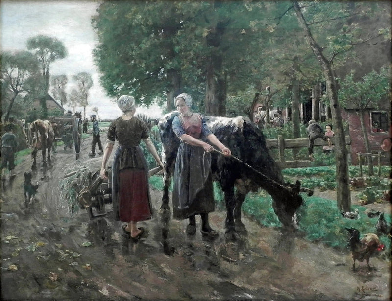 Calle del pueblo holandés - Max Liebermann
