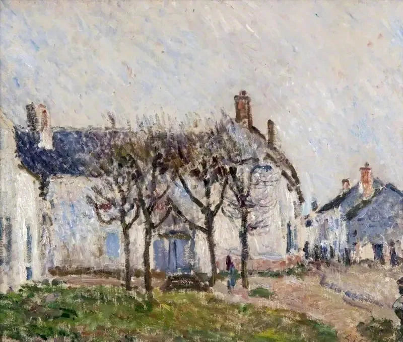 Calle del Pueblo, Moret-sur-Loing - Alfred Sisley