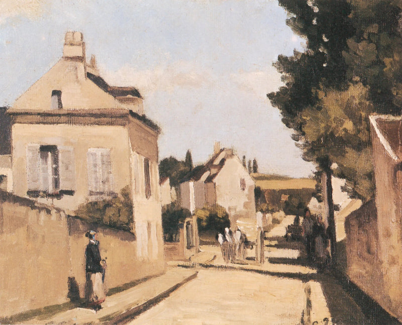 Calle L'Hermitage - Camille Pissarro