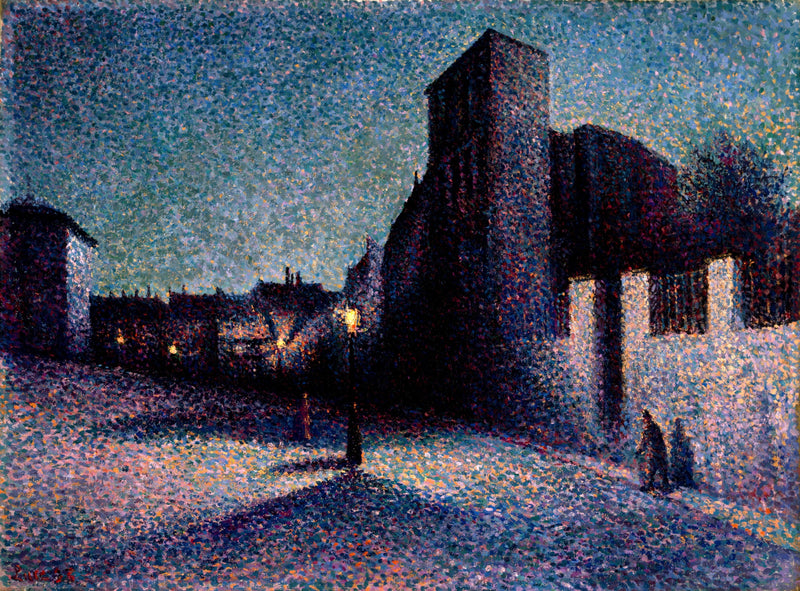 Calle Ravignan, París - Maximilien Luce