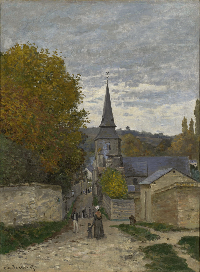 Calle en Sainte-Adresse W98 - Claude Monet