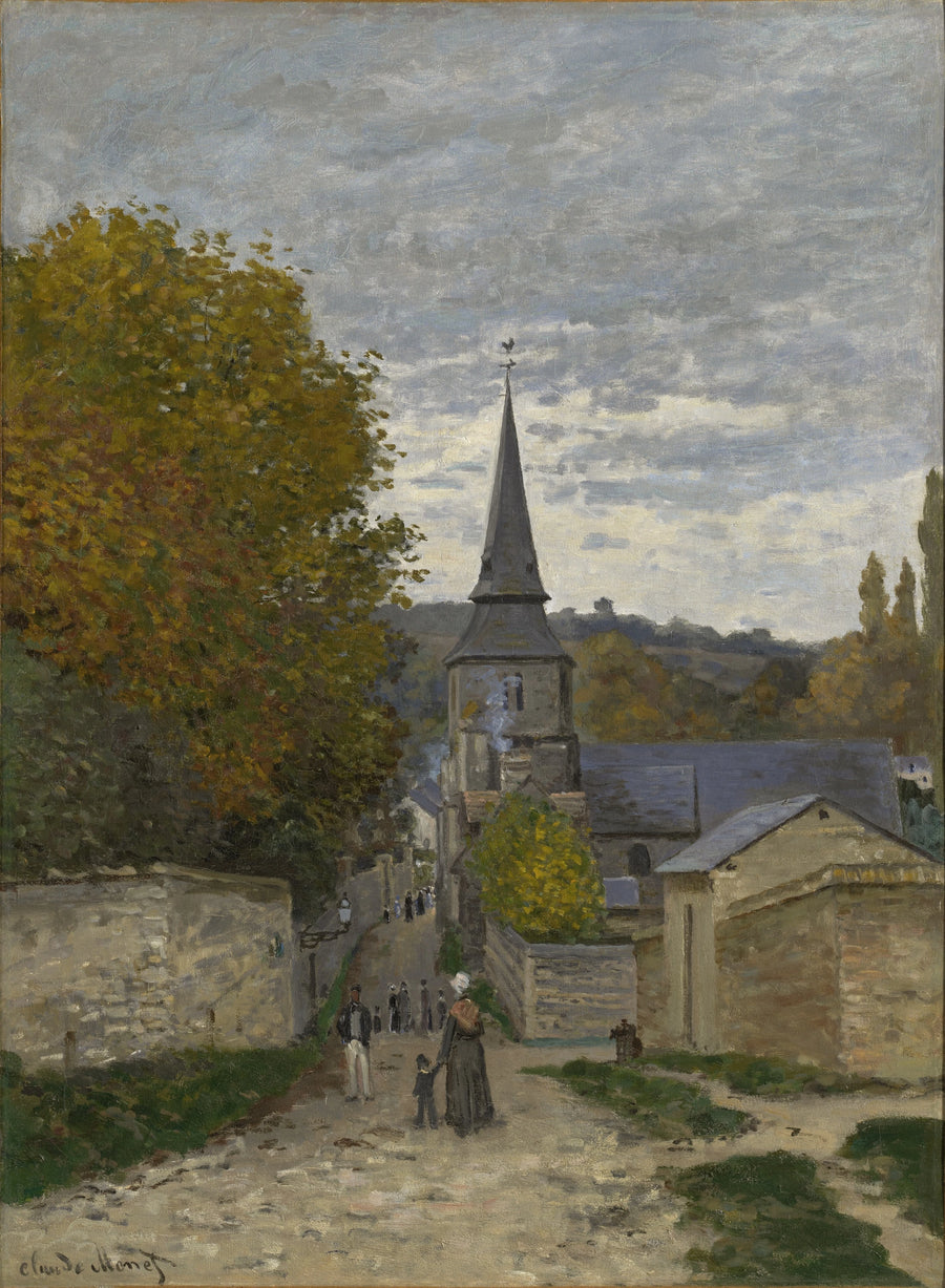 Calle en Sainte-Adresse W98 - Claude Monet
