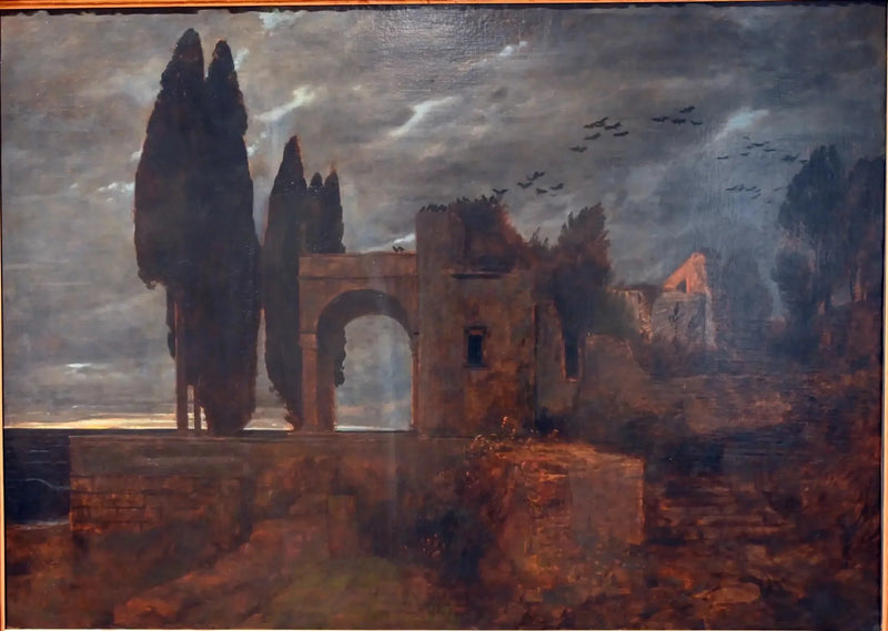 Ruina de Villa cerca del mar - Arnold Böcklin