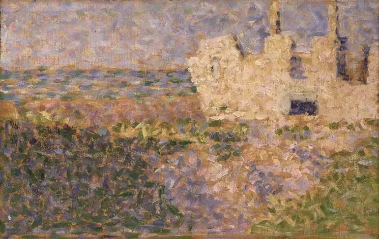 Ruinas en Grandcamp - Georges Seurat