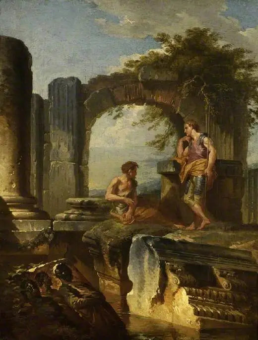 Ruinas con figuras - Giovanni Paolo Panini