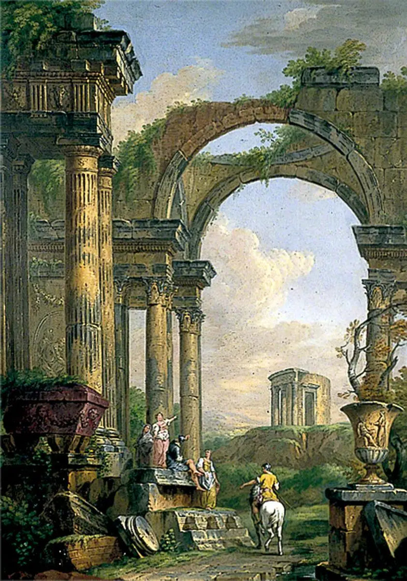 Ruinas clásicas - Giovanni Paolo Panini