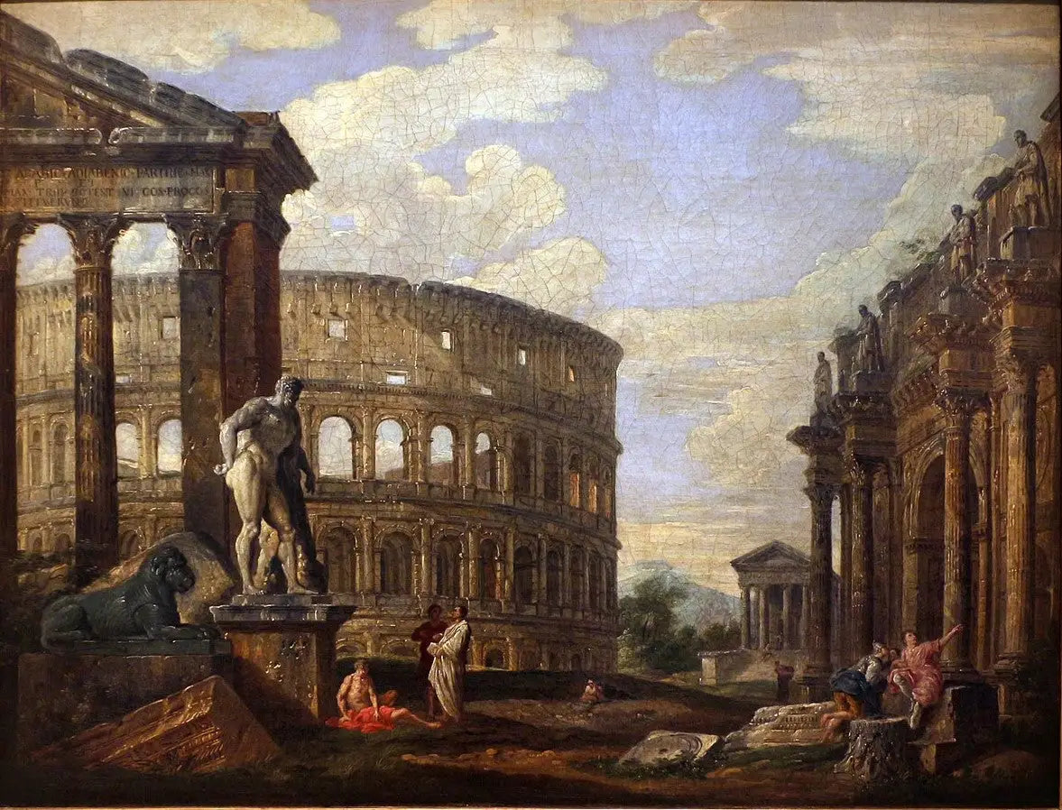 Ruines de la Rome antique - Giovanni Paolo Panini - Alpha Reproduction