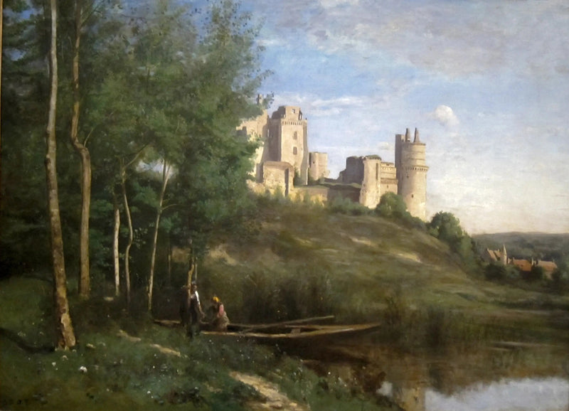 Ruinas del Castillo de Pierrefonds - Jean-Baptiste Camille Corot