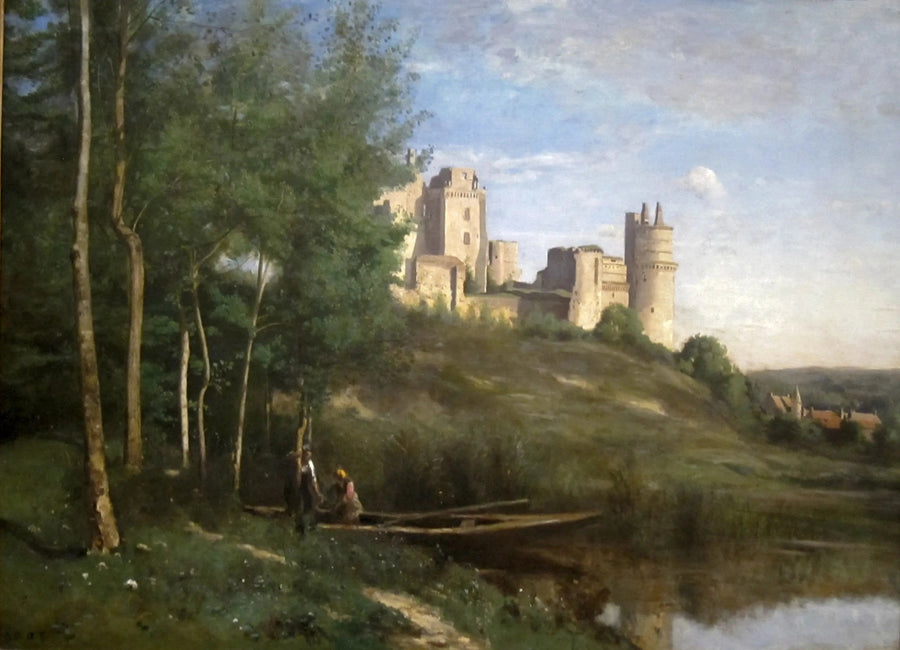 Ruinas del Castillo de Pierrefonds - Jean-Baptiste Camille Corot