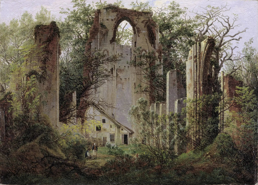 ruinas del monasterio de Eldena, cerca de Greifswald - Caspar David Friedrich