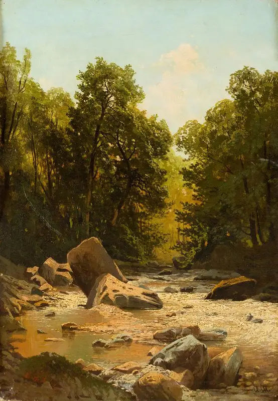 Arroyo en el bosque - Ivan Chichkine
