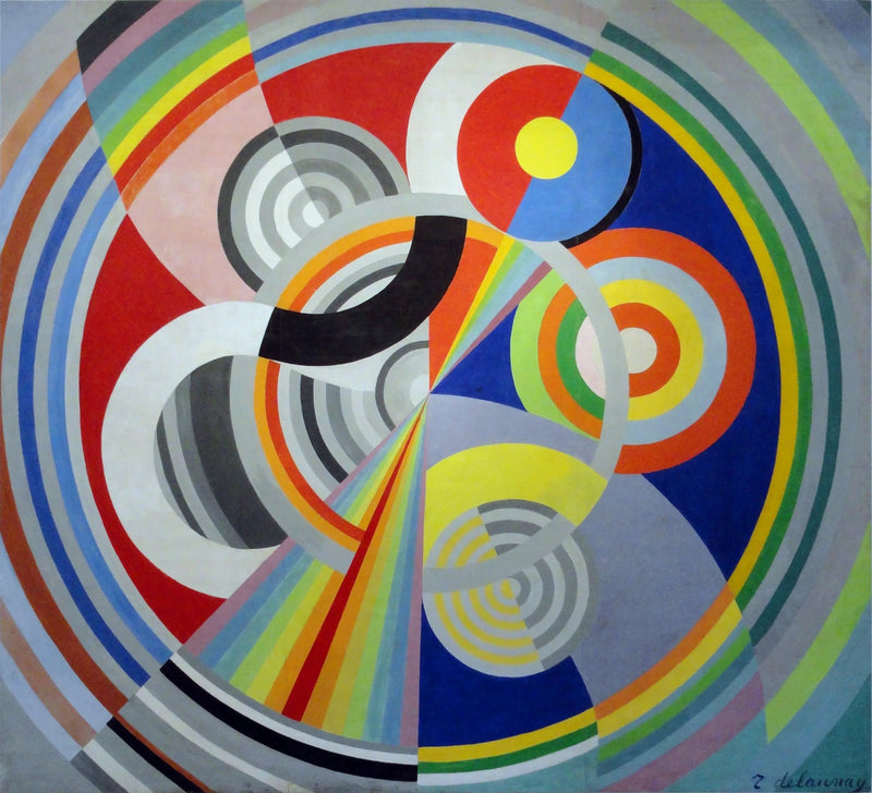 Ritmo n°1, decoración para el Salón de las Tullerías - Robert Delaunay