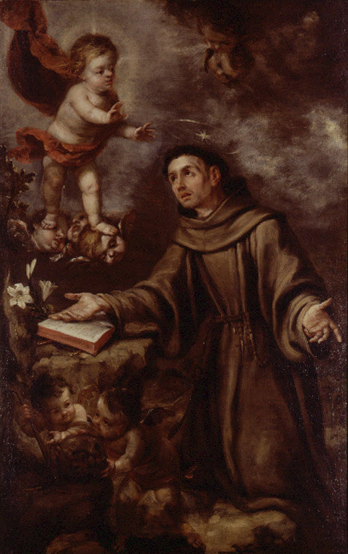 San Antonio de Padua y el Niño Jesús - Juan de Valdés Leal