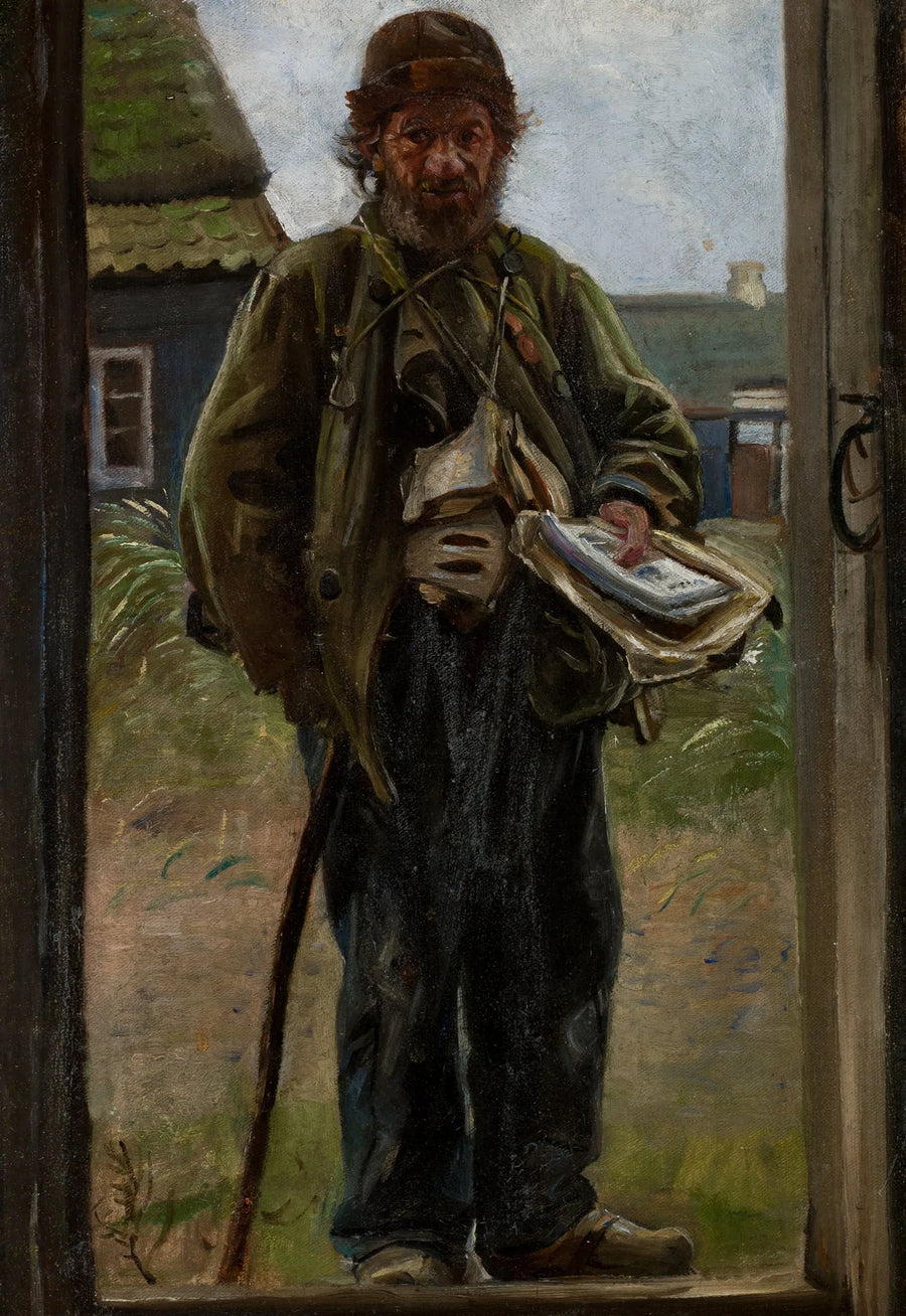 S��ren Bondhagen vende baladas. -Michael Peter Ancher