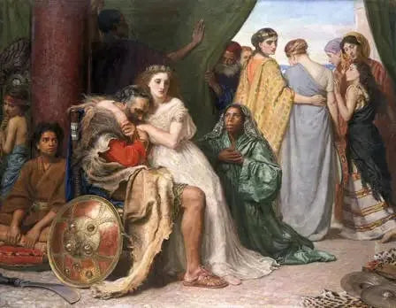 Sacrificio de la hija de Jefté - John Everett Millais