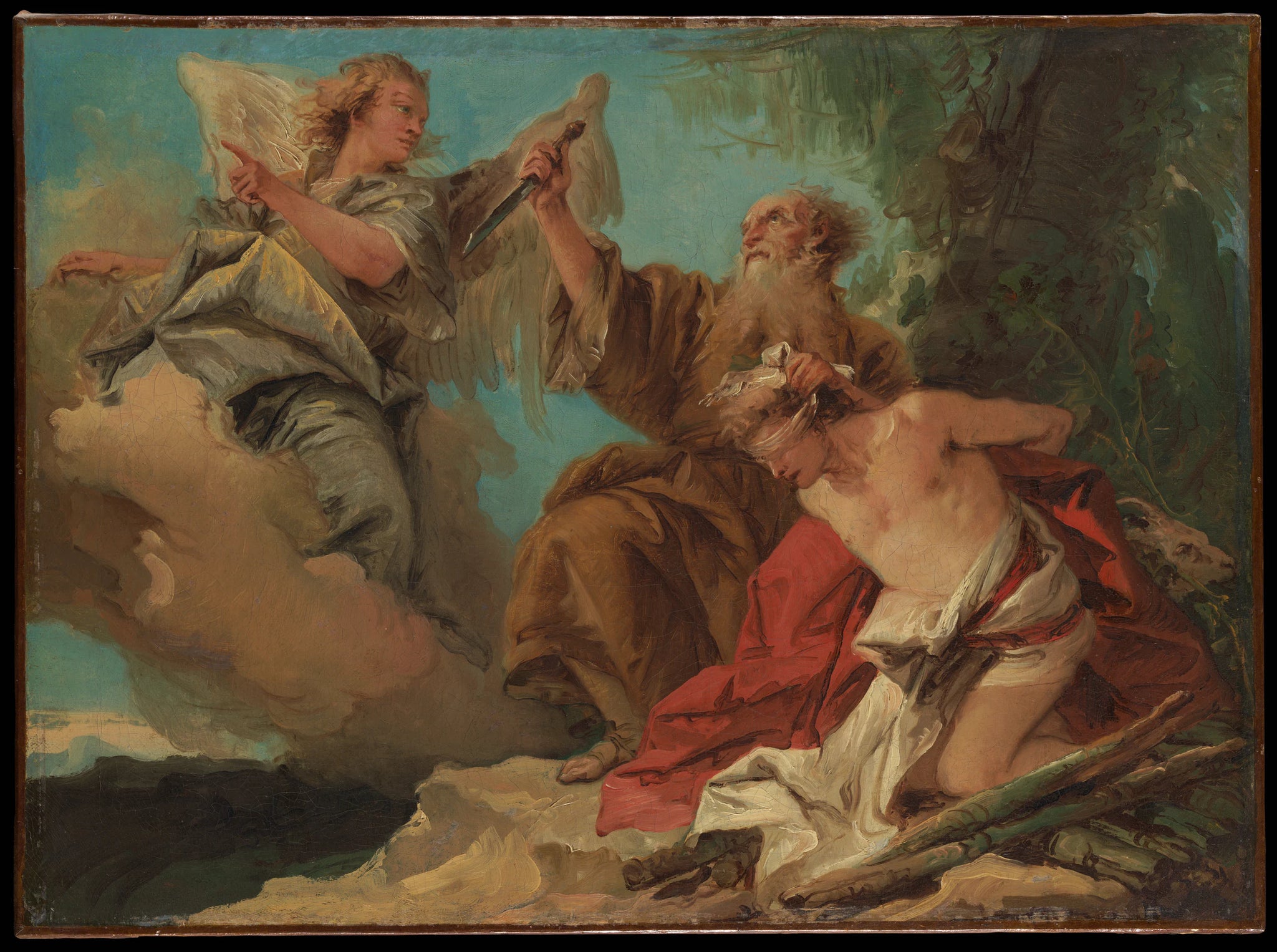 Le sacrifice d'Isaac - Giovanni Domenico Tiepolo