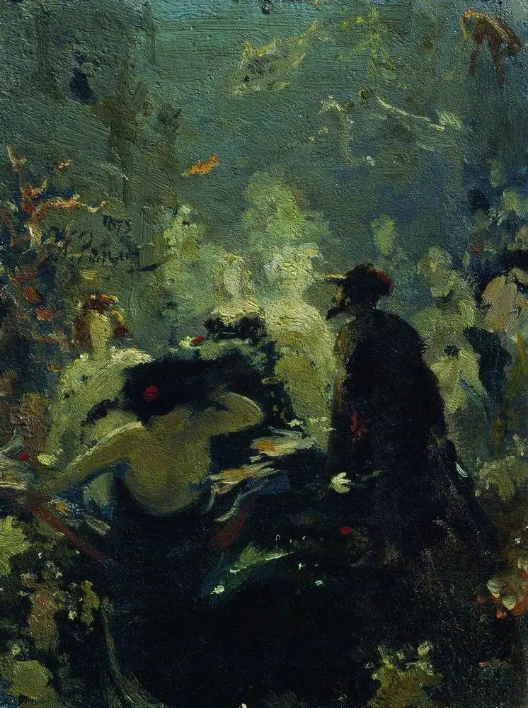 Sadko en el reino submarino. - Ilya Repin
